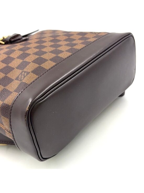 Louis Vuitton Soho Damier Ebene Leather Brown Backpack Gold main image 14